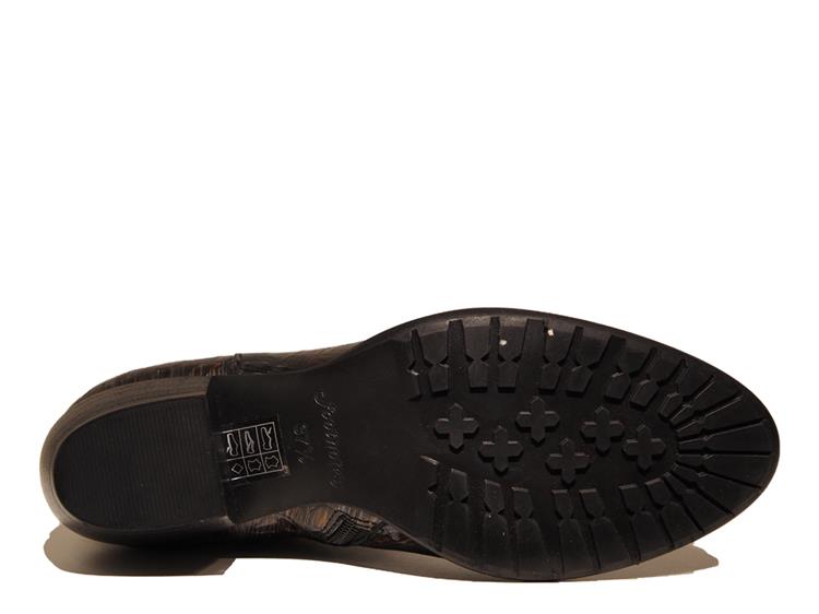 Footnotes 51.001 wijdte H Croco Patent Brown Antra