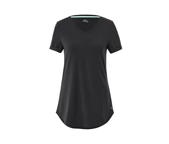 Sport-Longshirt, braun-schwarz