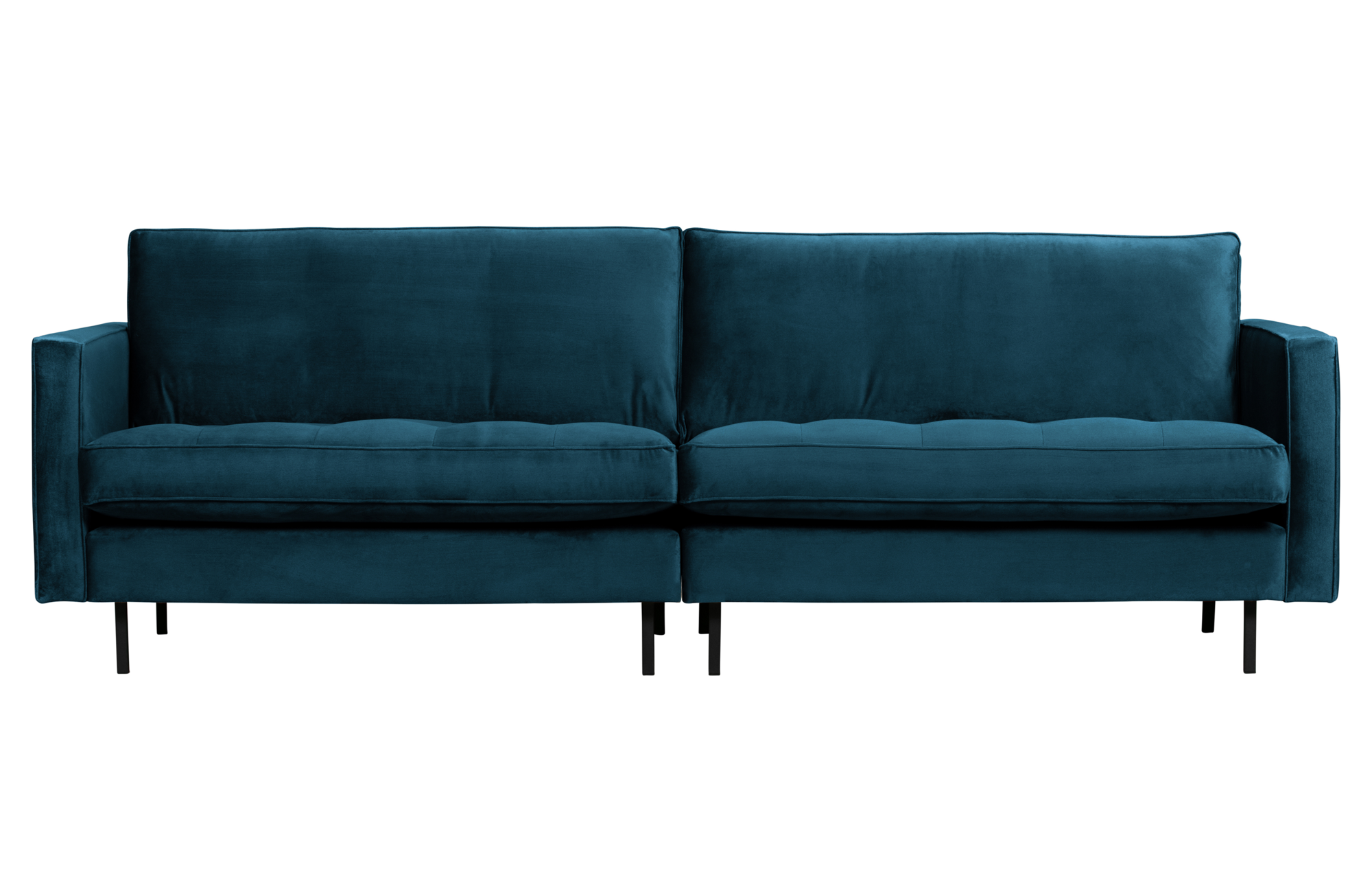 BePureHome 3-zitsbank Rodeo Classic velvet Rodeo Classic Bank 3-zits Velvet - Blue