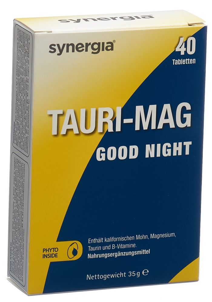 SYNERGIA Tauri-Mag Good Night<br>40 Stück, Blister, Tablette