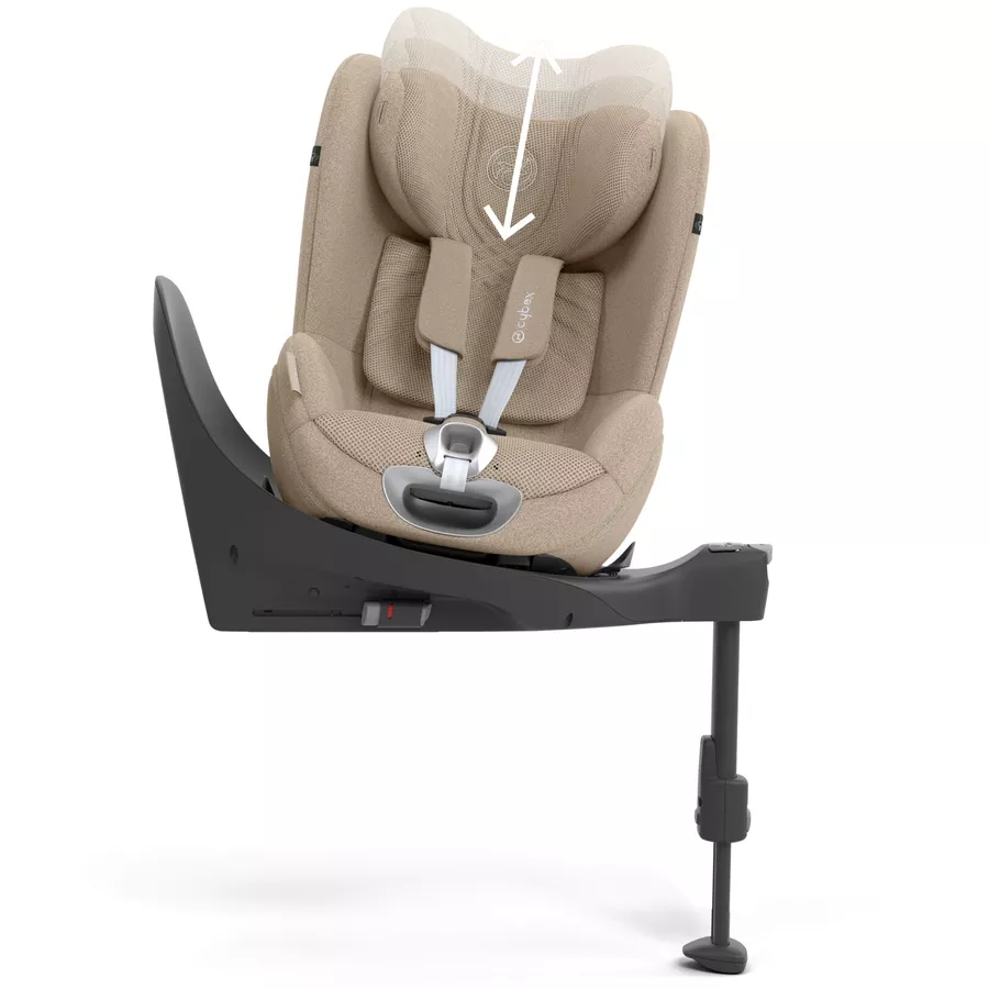 cybex PLATINUM Reboarder Sirona T I-Size Cozy Beige Plus mit Basisstation Base T