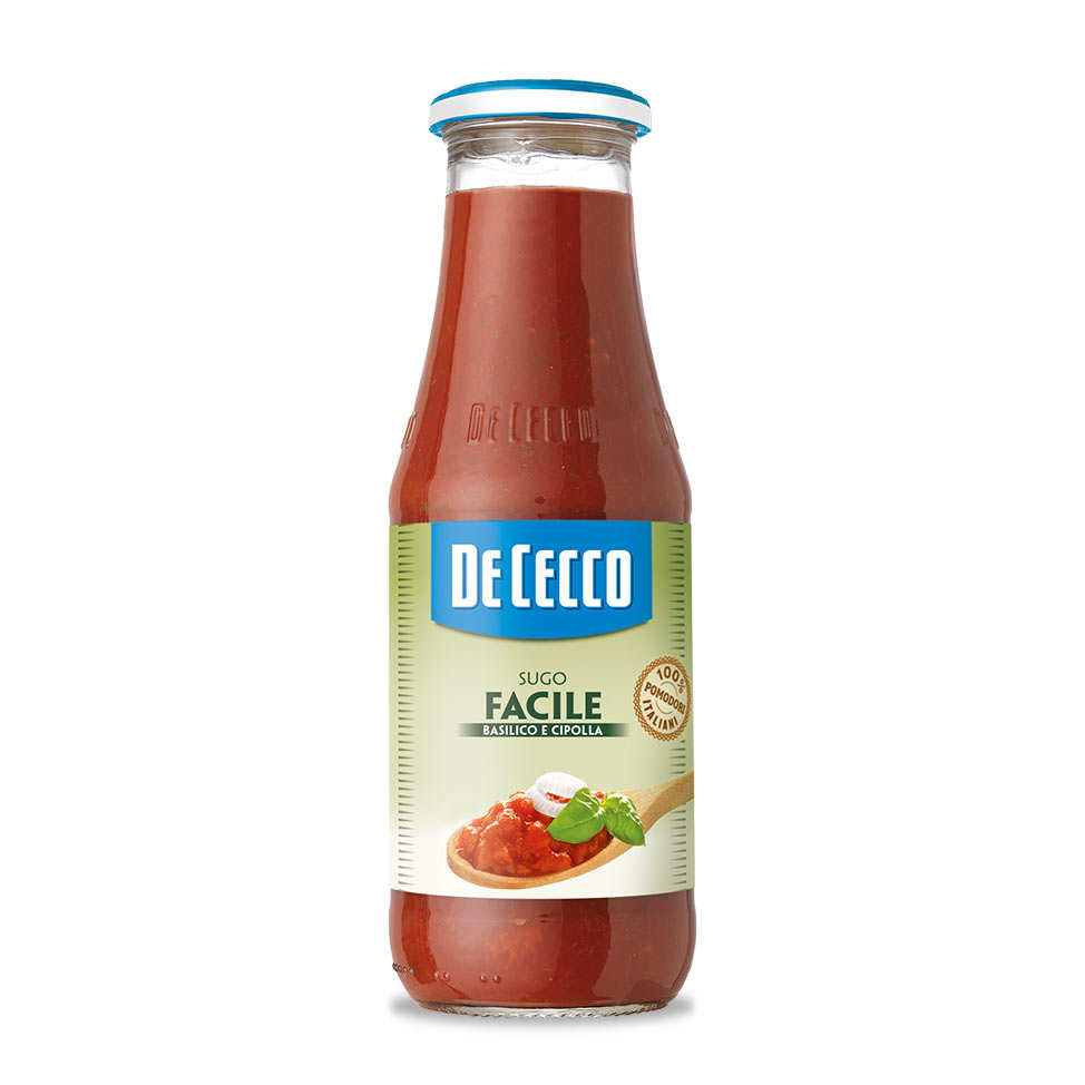 Sugo Facile - Sauce tomate oignon et basilic De Cecco