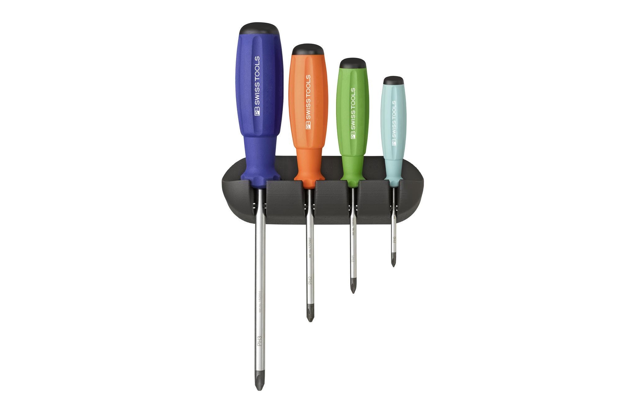Schraubenzieher-Set PB 8242 RB 4-teilig PHSchraubendrehersatz mit Wandhalter, 4-teilig