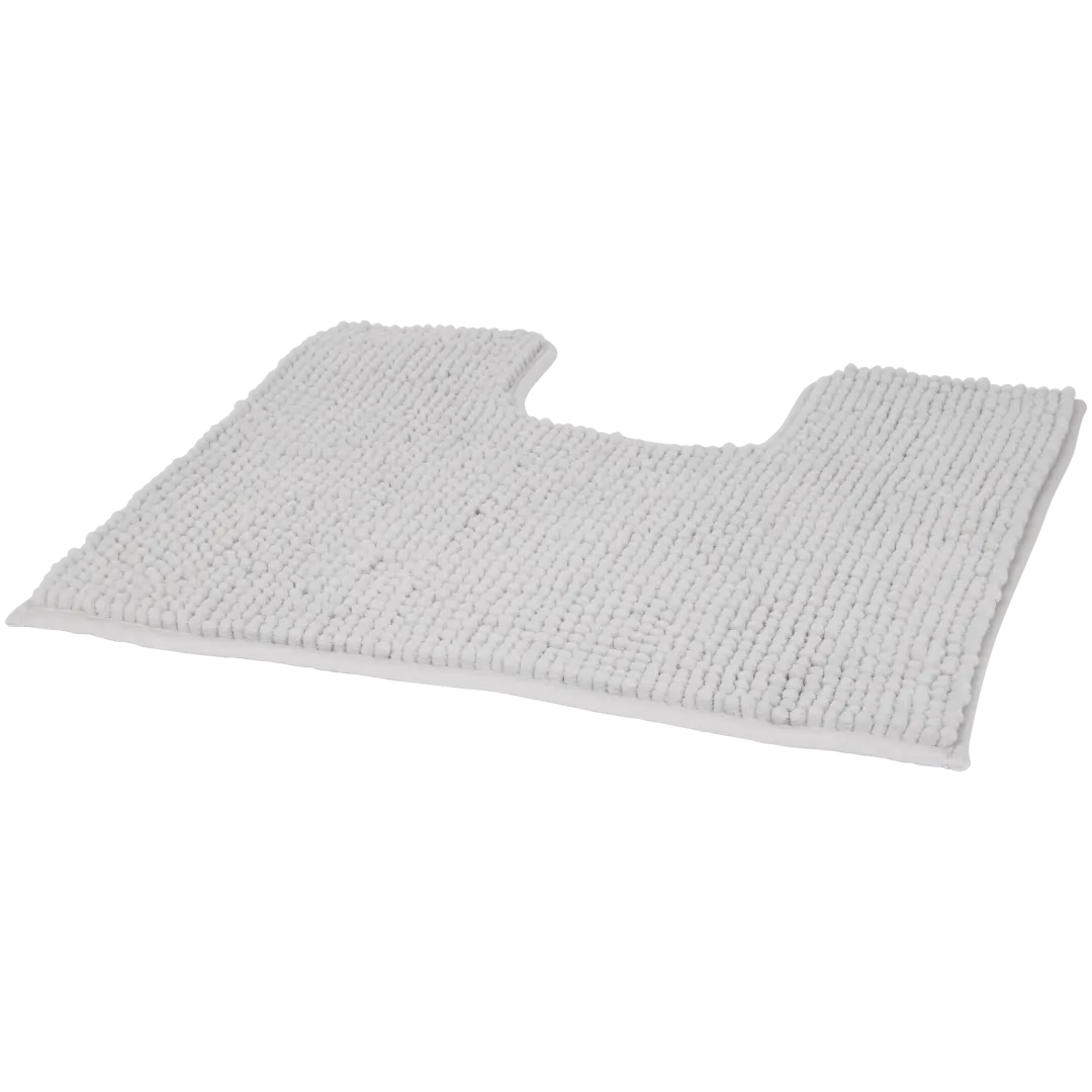 Chenille toiletmat 50 x 45 cm | diverse kleuren