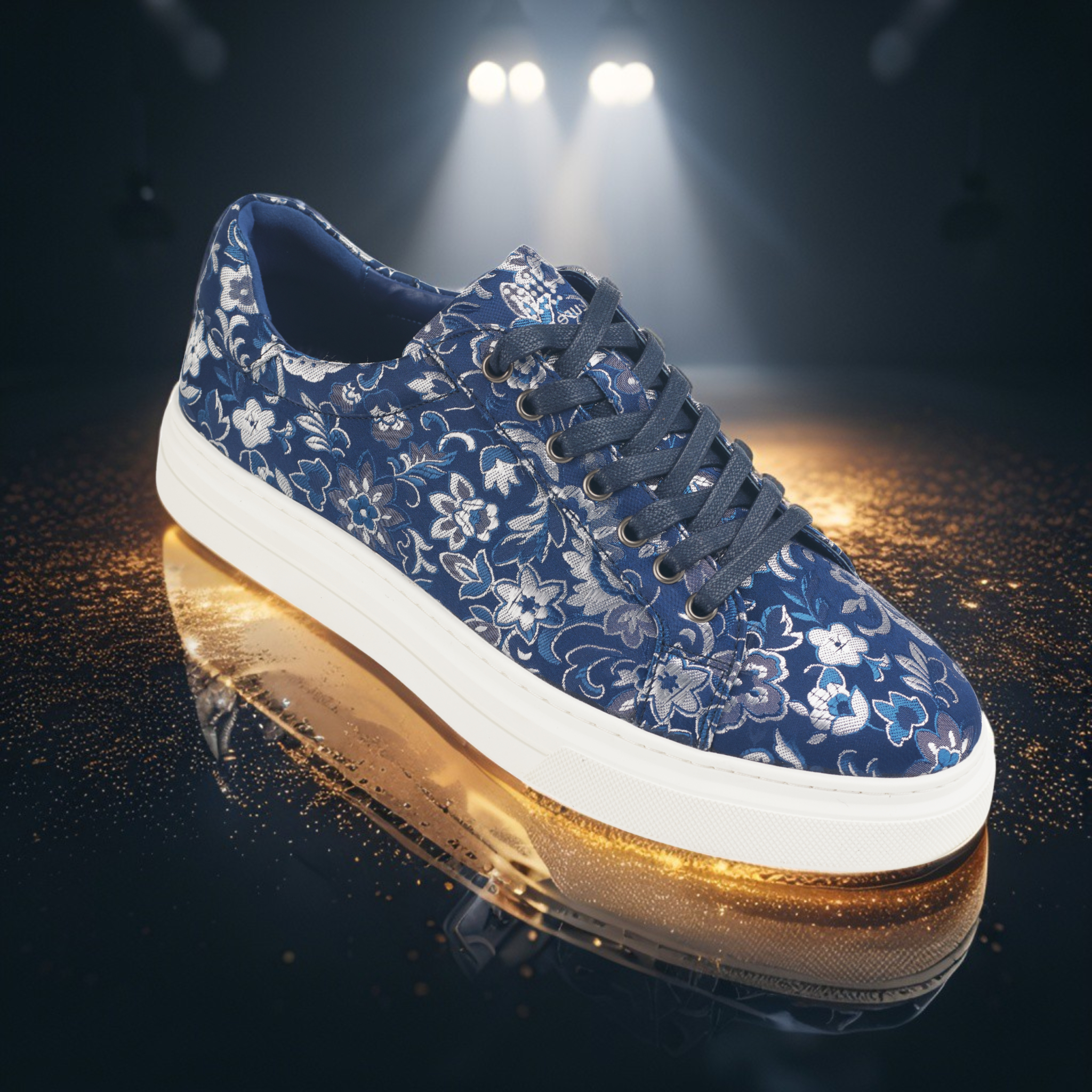 Blue Sky Flower Sneakers