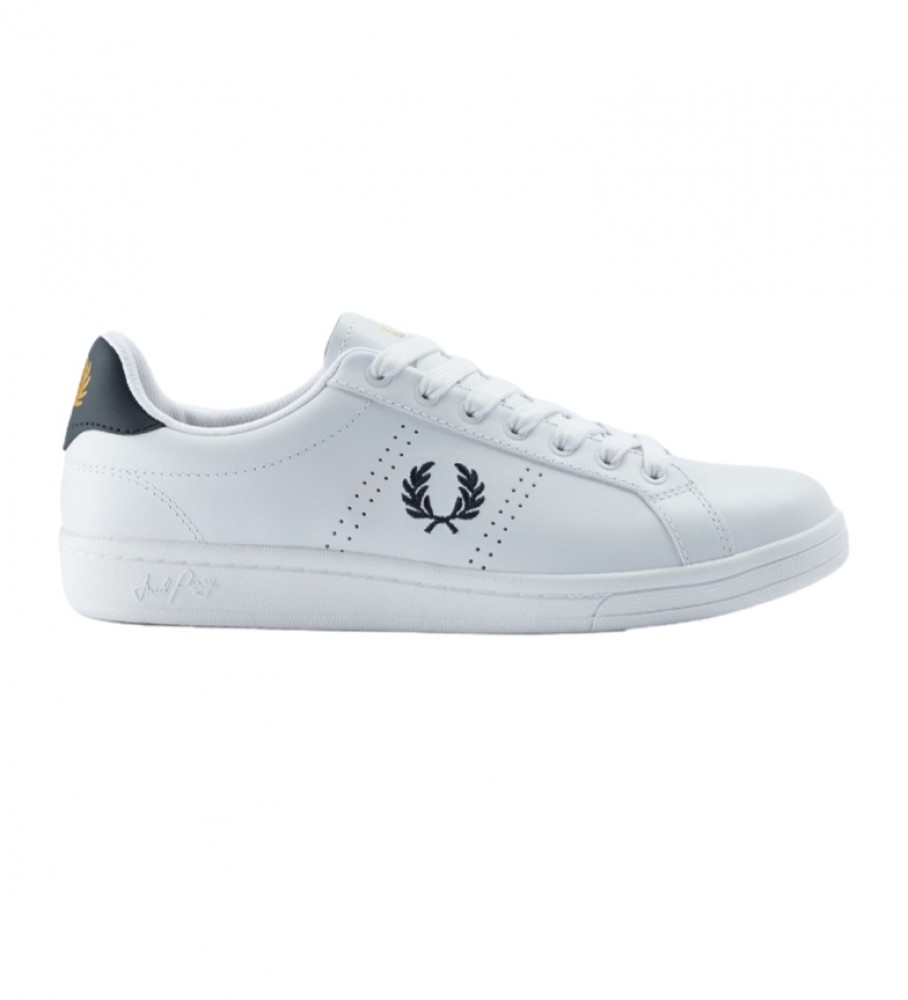 Tênis de couro Fred Perry B721 branco