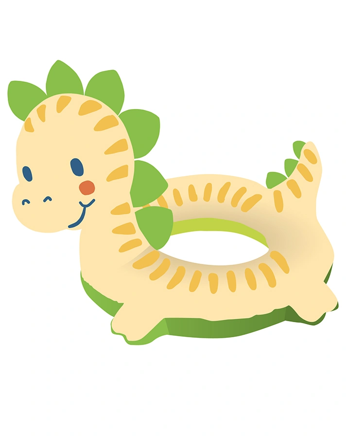 Puppen-Schwimmring DINO (35-45 cm)