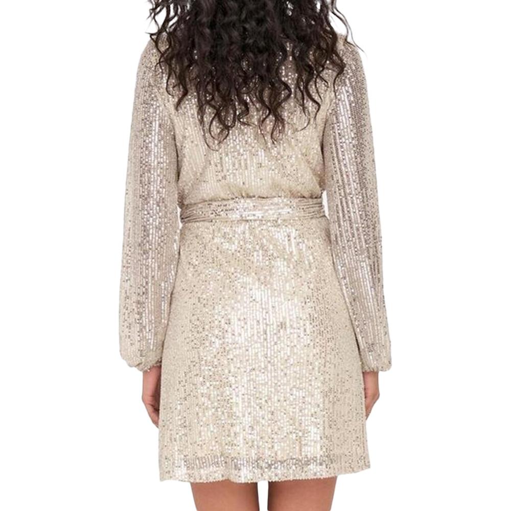 JDY Robe à Sequins Rose Poudré Femme JDY Carmen