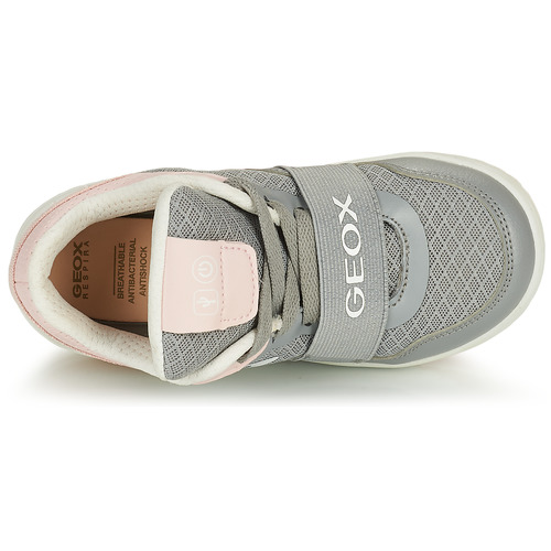 Geox - J XLED GIRL - Gris / Rose