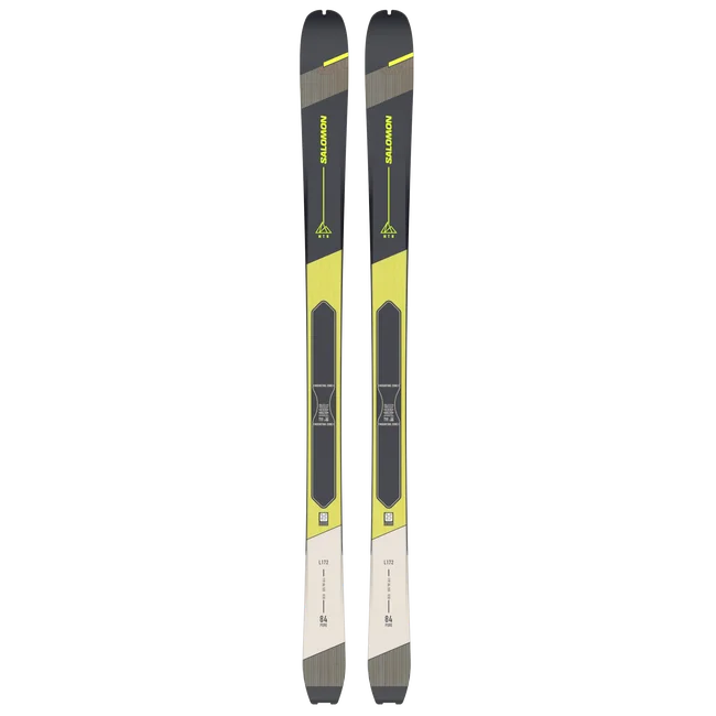 MTN 84 PURE  Tourenski Unisex RainyDay/Black/SafetyYellow