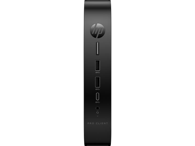HP Thin Client t550 5H0P1EA Intel Celeron J6412 Thin-Client im winzigen USFF-Gehäuse für virtuelle Desktop-Lösungen mit vielen Sicherheitsfeatures