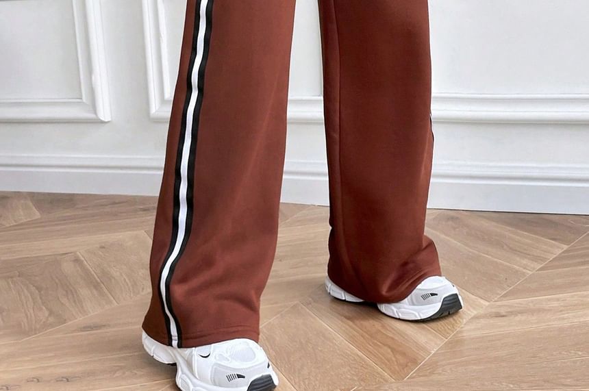 blossomgal - Kleurblok-joggingbroek met trekkoord in de taille