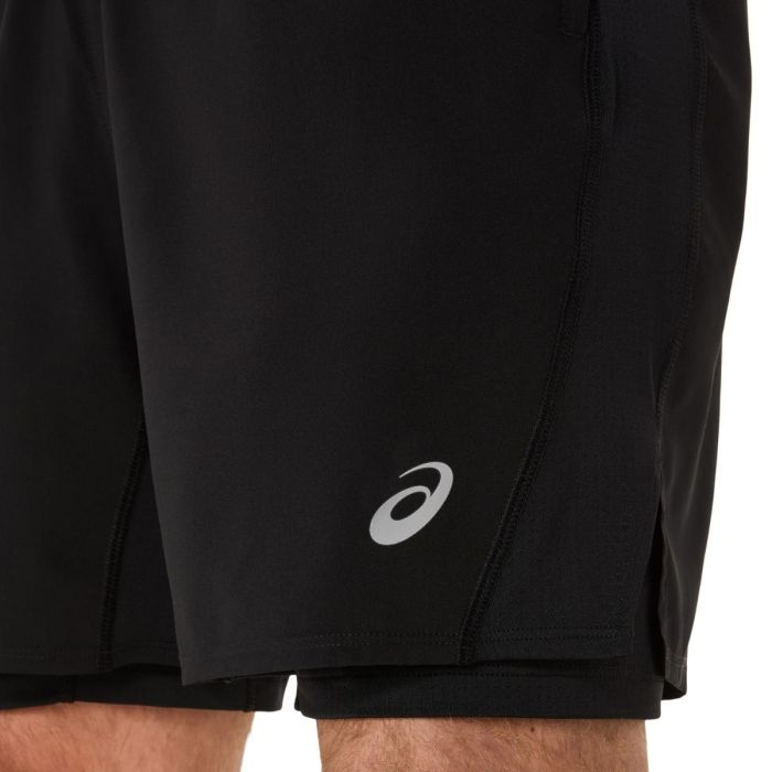 Asics Herre Shorts Core 2in1 7 Inch Shorts Sort