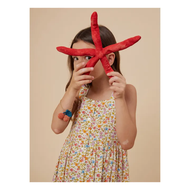 Bonpoint Robe Fleurie Laly | Abricot