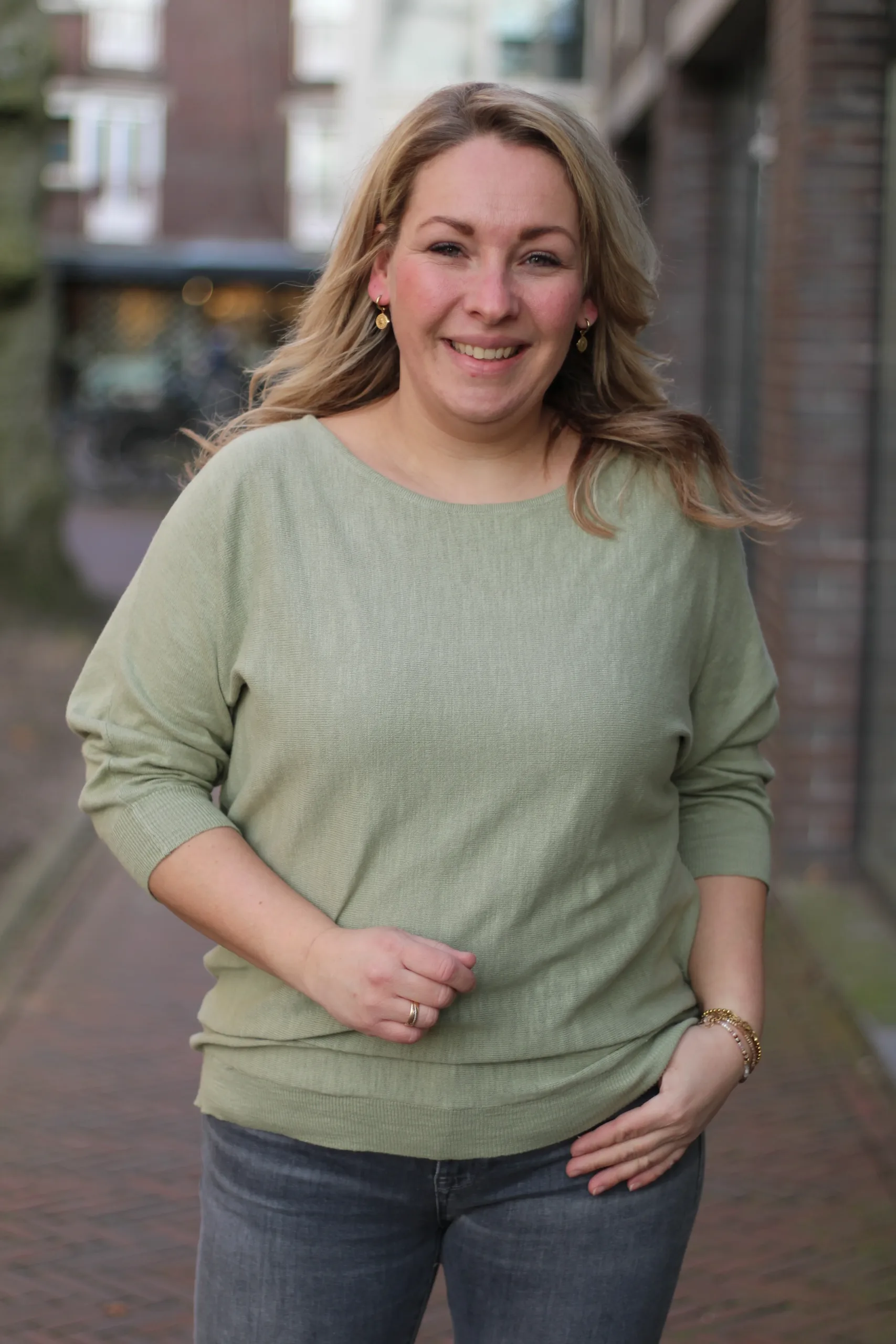 C&S The Label - Allister Trui - Zomergroen