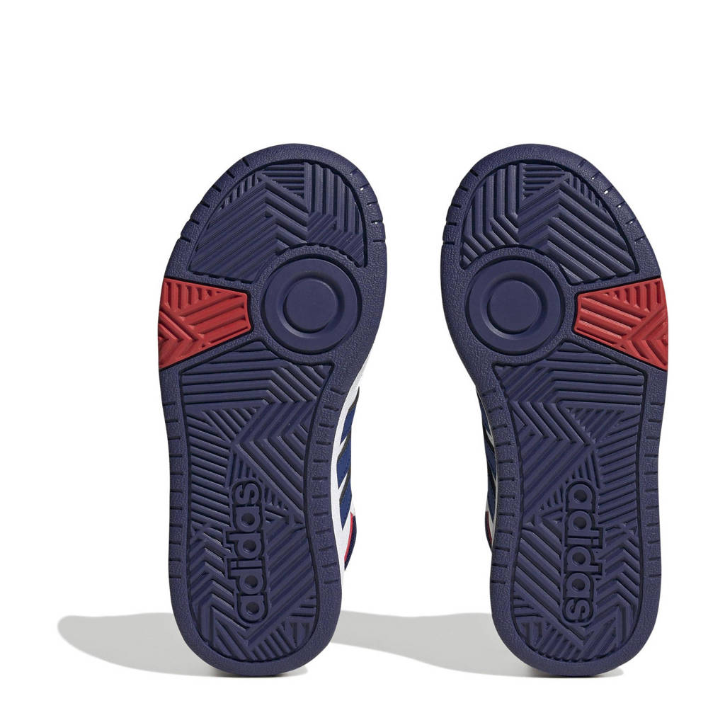 adidas Hoops Mid 3.0 sneakers wit/blauw/rood