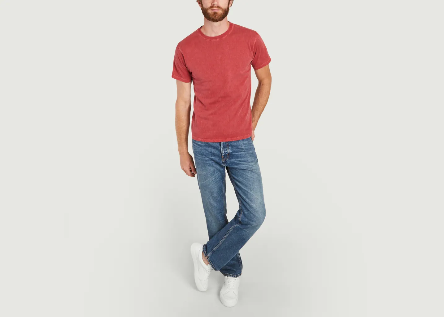 T-shirt S/S Crew en jersey de coton Good On