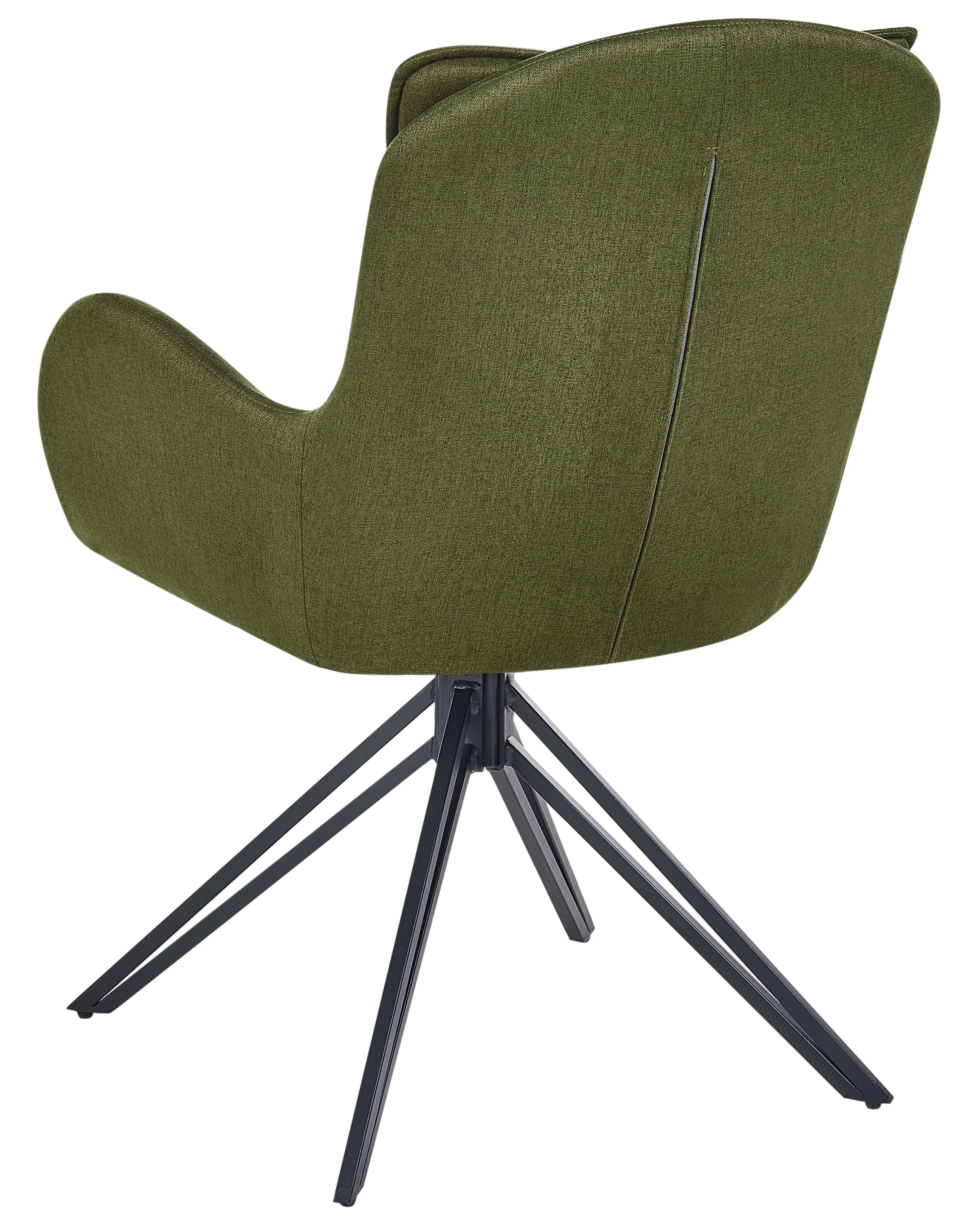 Set van 2 eetkamerstoelen draaibaar AVELAR Donkergroen
