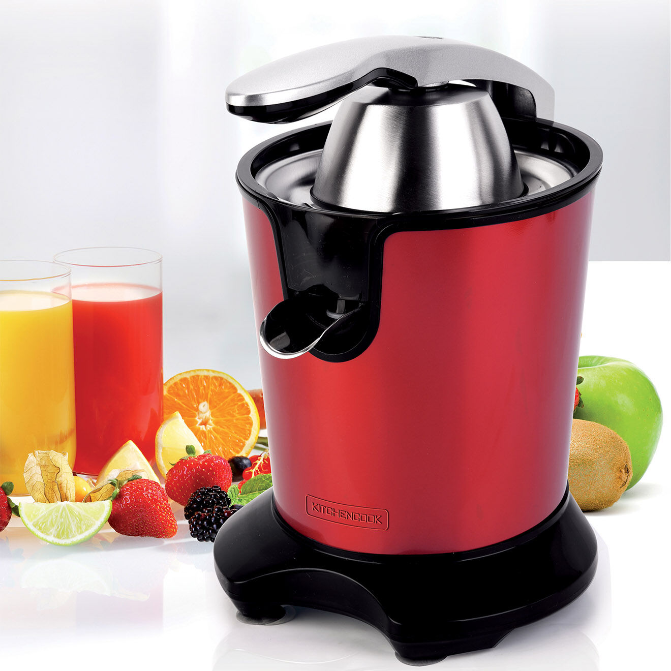 Kitchencook Presse-Agrume électrique rouge - 550 ml