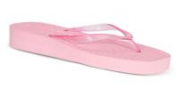 Sandal Transparant Platform rosa Rosa