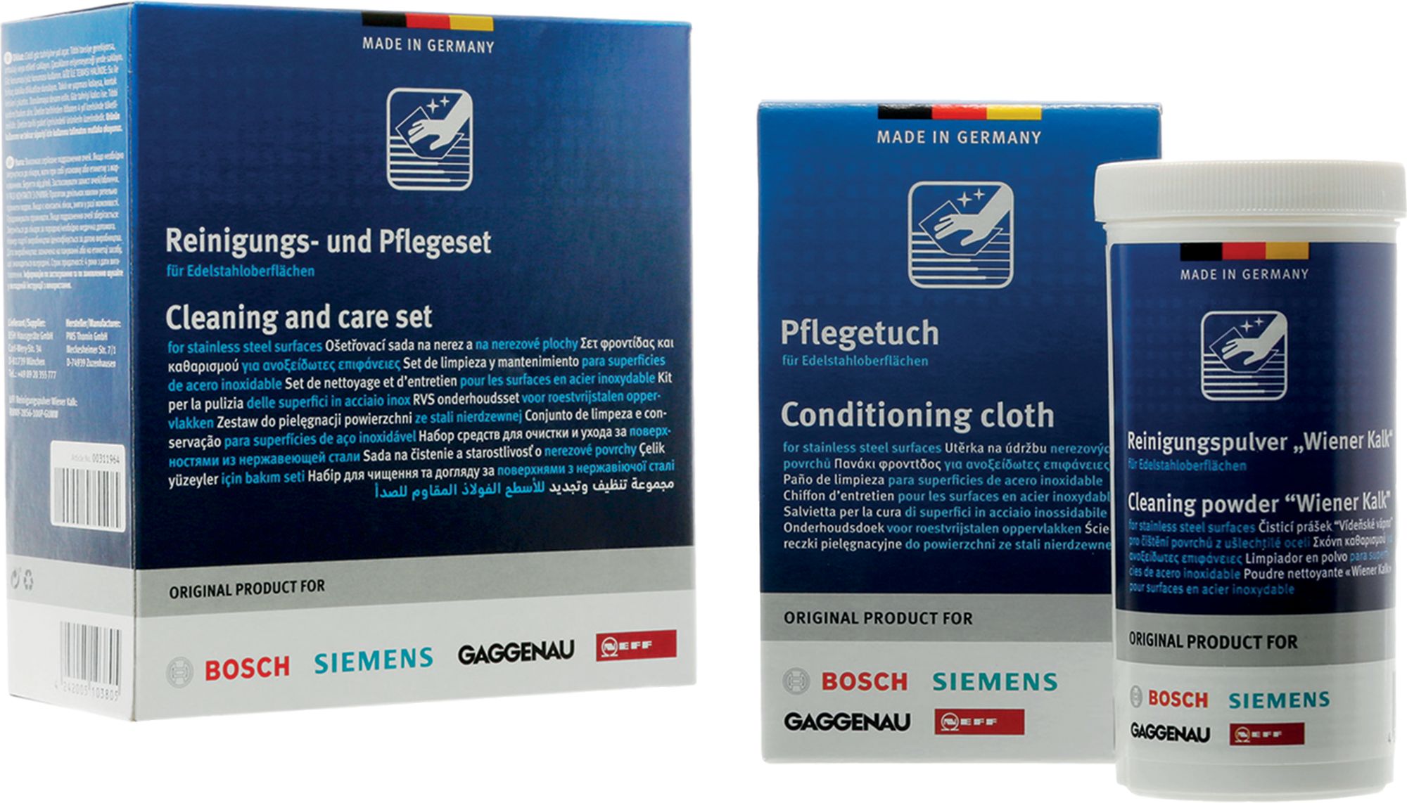 Kit de manutenção para aço inoxidável 00311964