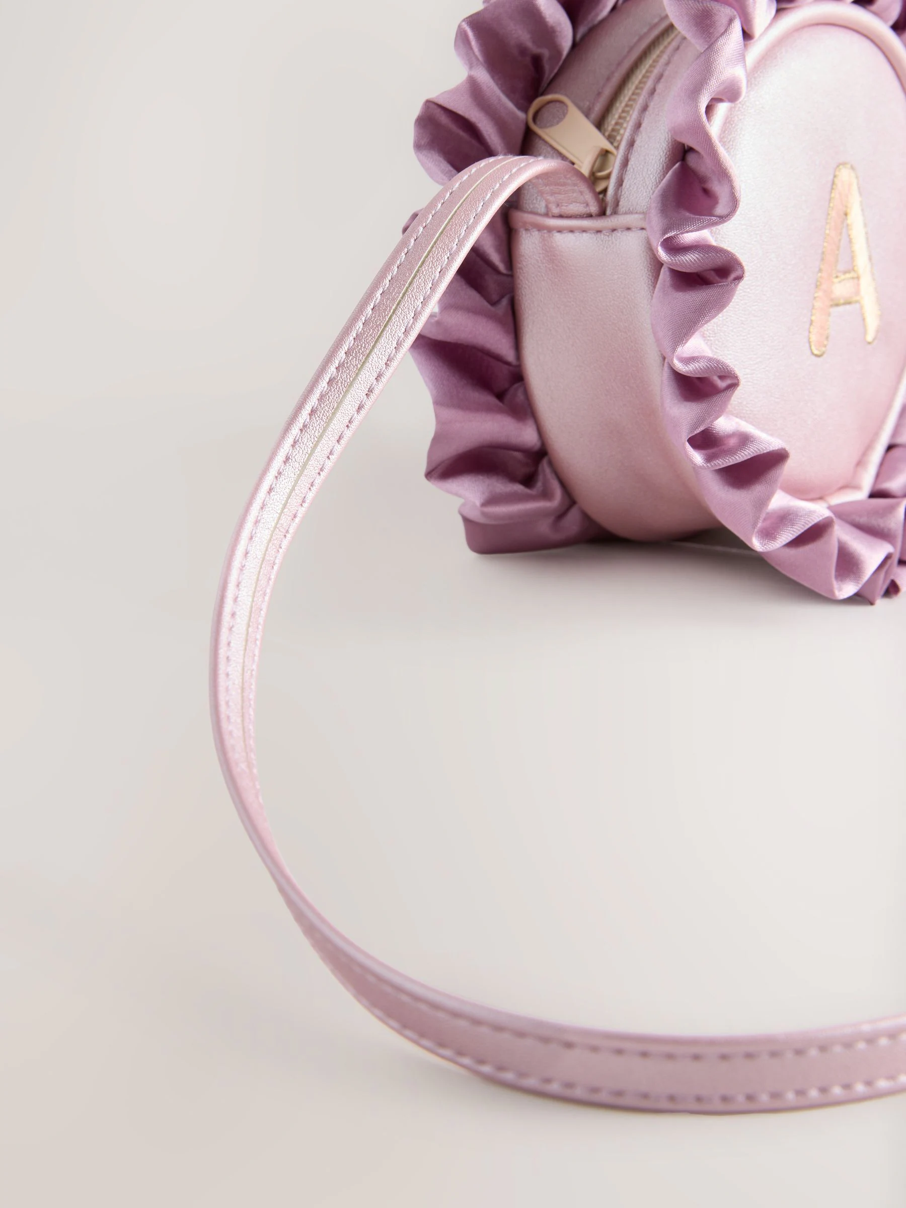 Roze - Frill Initial Bag
