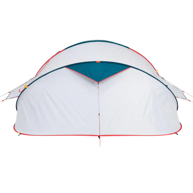 Decathlon Quechua - Barraca de Camping Impermeável Quechua 2 Second XL Fresh & Black para 3 Pessoas
