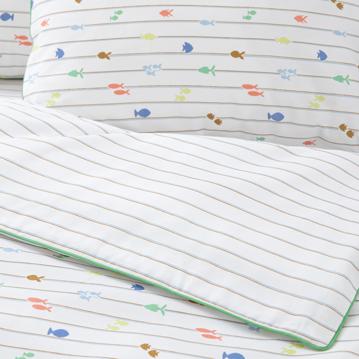 LA REDOUTE INTERIEURS<br>Capa de edredão para cama bebé em percal, Elliot