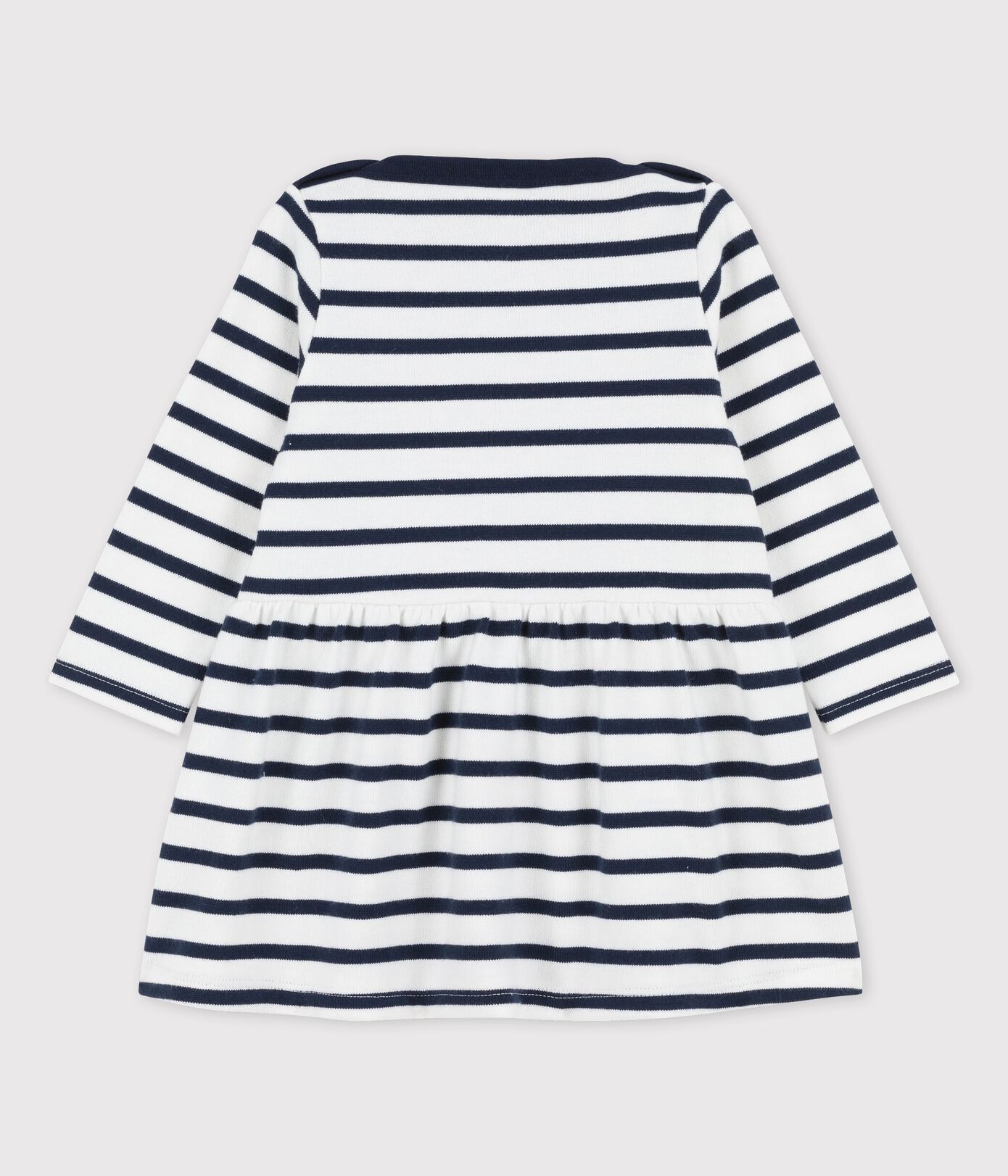 Robe manches longues iconique en jersey épais bio bébé