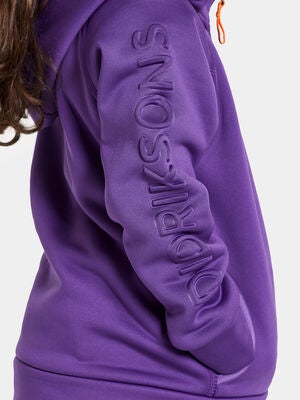 Didriksons Corin Powerstretch-jakke, Disco Purple
