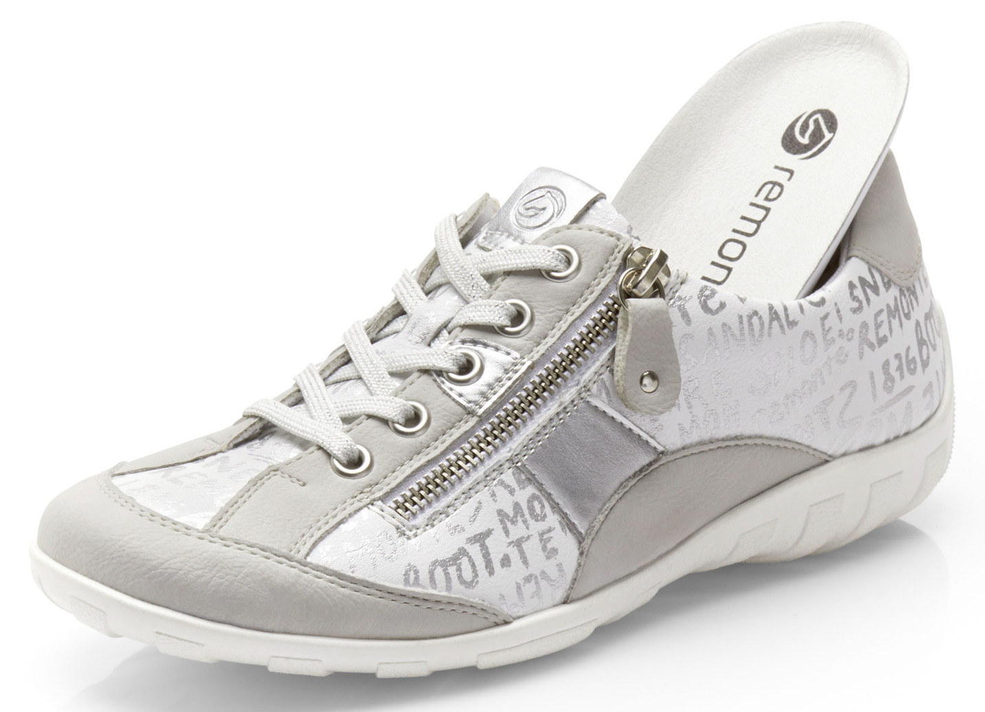 Remonte Sneaker mit bedruckten Besätzen