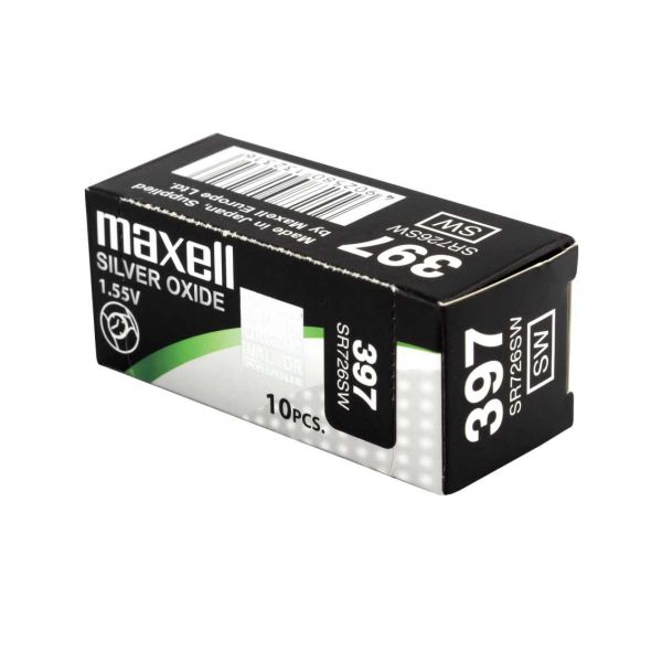 Maxell Pilha para Relógio SR726SW (397) 18291200 - 10 Unidades