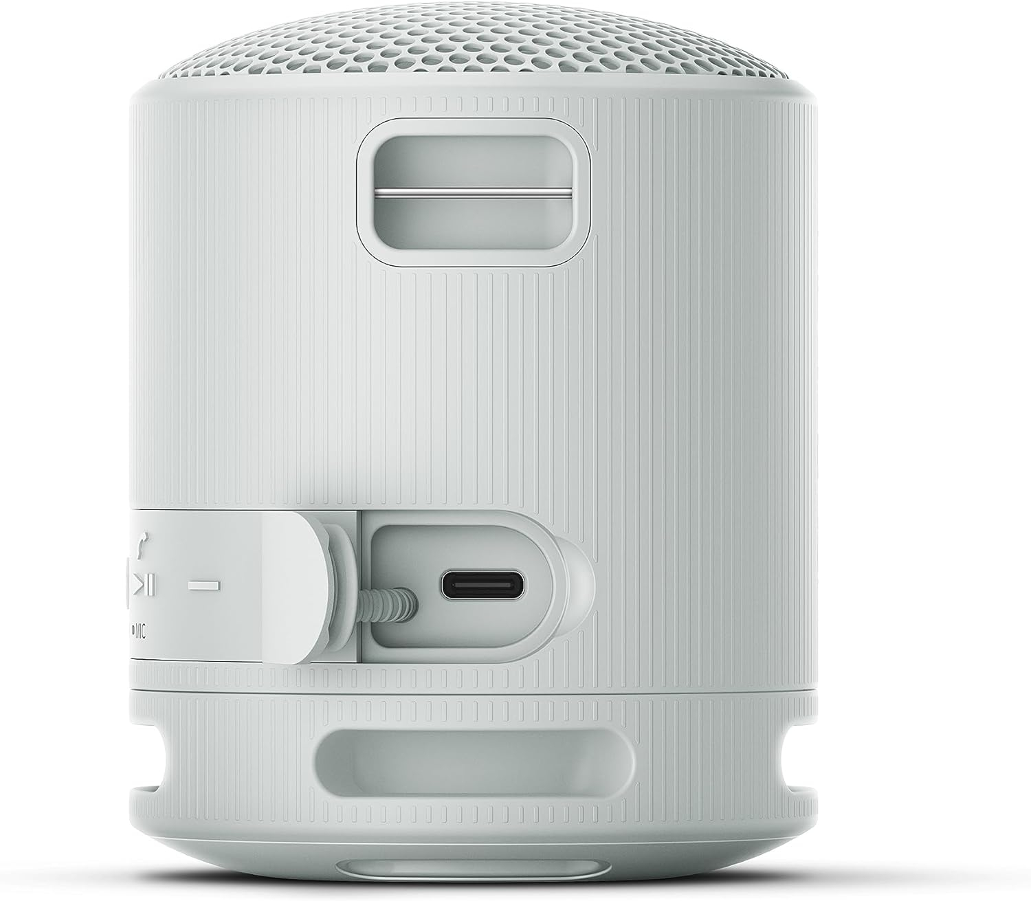 Bluetooth Lautsprecher SRS-XB100 Wireless Speaker IP67 mit Trageschlaufe (SRSXB100H.CE7) - Grau