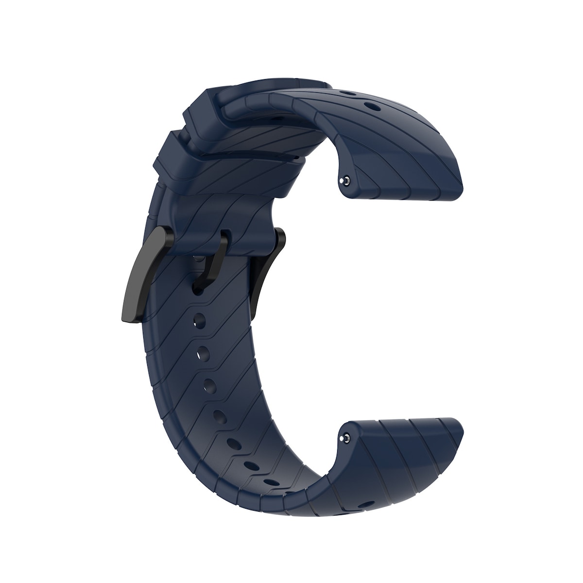 Silikon Twill Forlenget modell Klokkereim Armbånd for Garmin Forerunner 22mm Blå