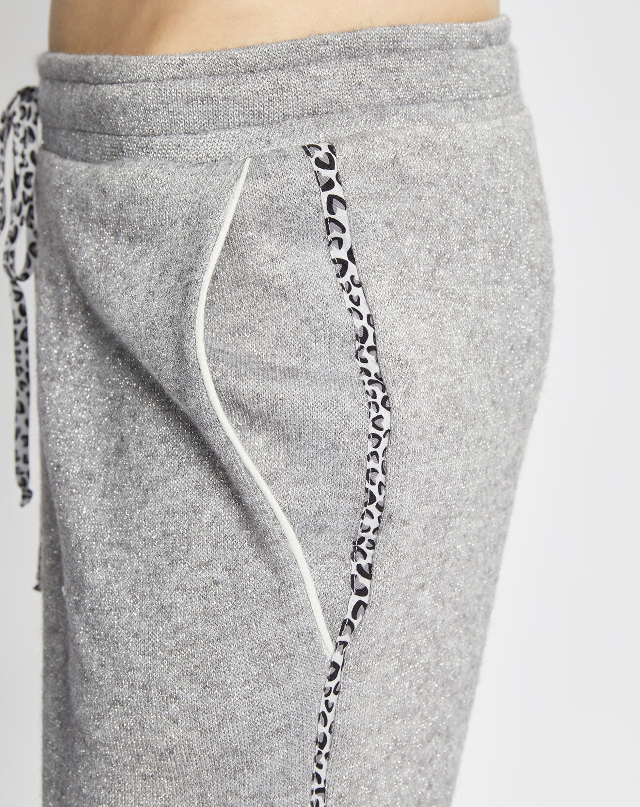 Le Chat Pantalon Mailleway gris chiné