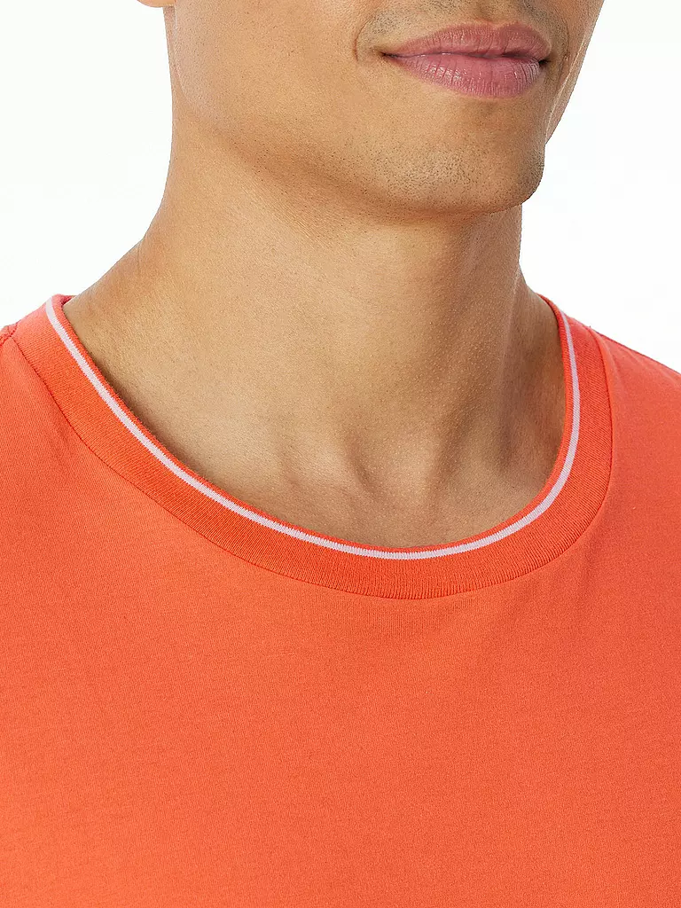 SCHIESSER Pyjama T-Shirt orange