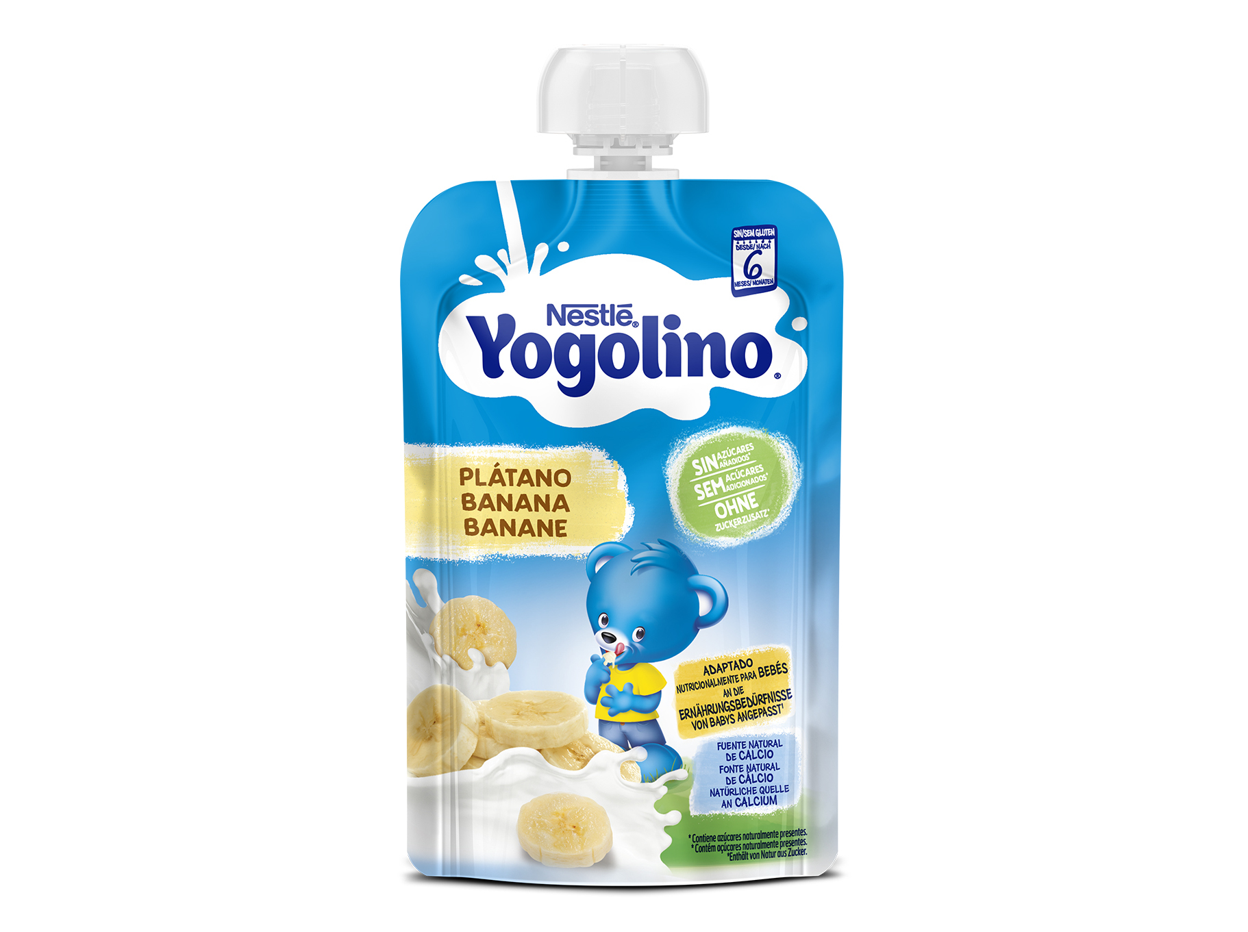 SOBREMESA LÁCTEA NESTLÉ YOGOLINO BANANA 100GR
