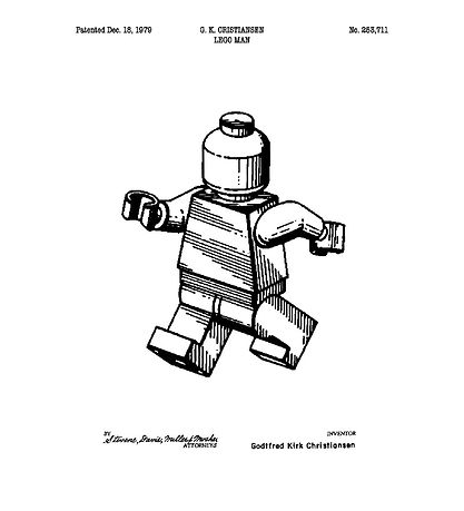 Citatplakat Poster - B2 - Legomand