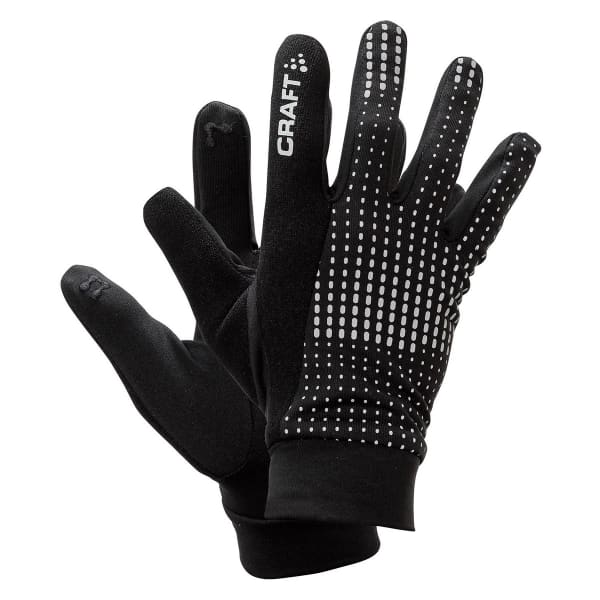Gant running CRAFT BRILLIANT 2.0 THERMAL GANTS DE RUNNING NOIR REFFECTIVE