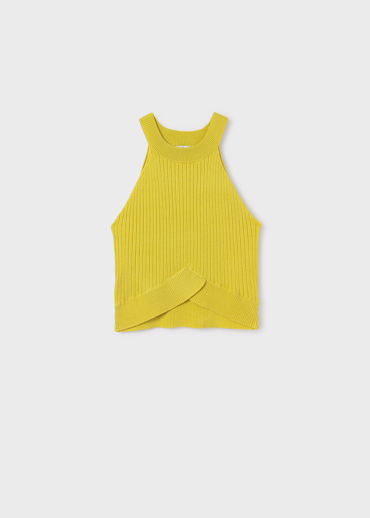 Blusa de malha azul cobalto LENZING™ ECOVERO™ em viscose