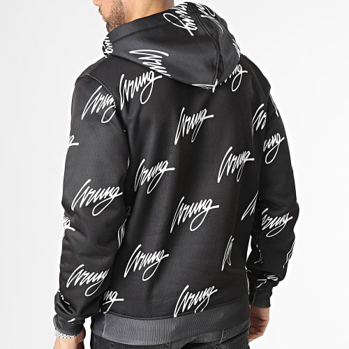 Sweat Capuche Sign Noir