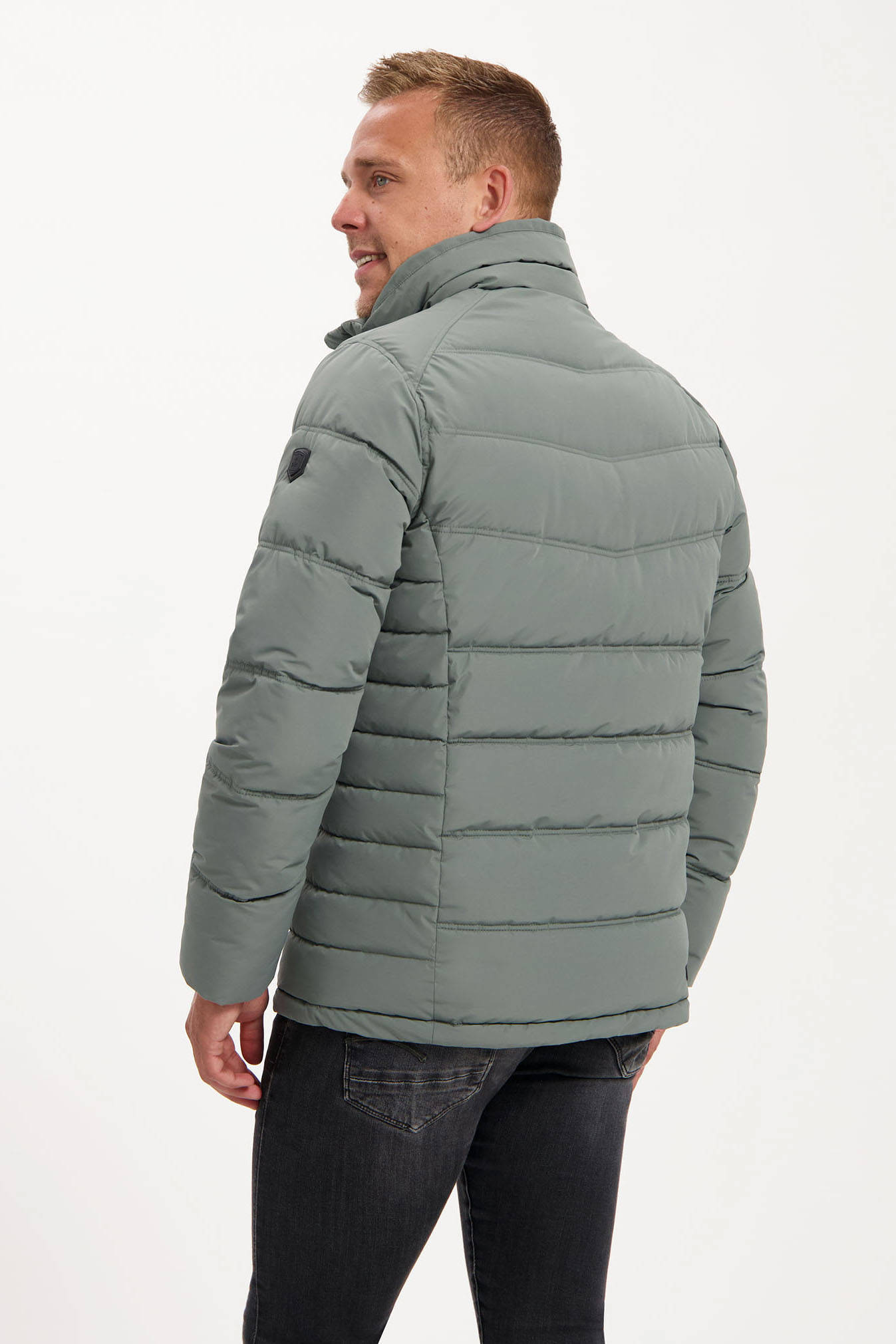 Kjelvik outdoor jas Sjaak grijs