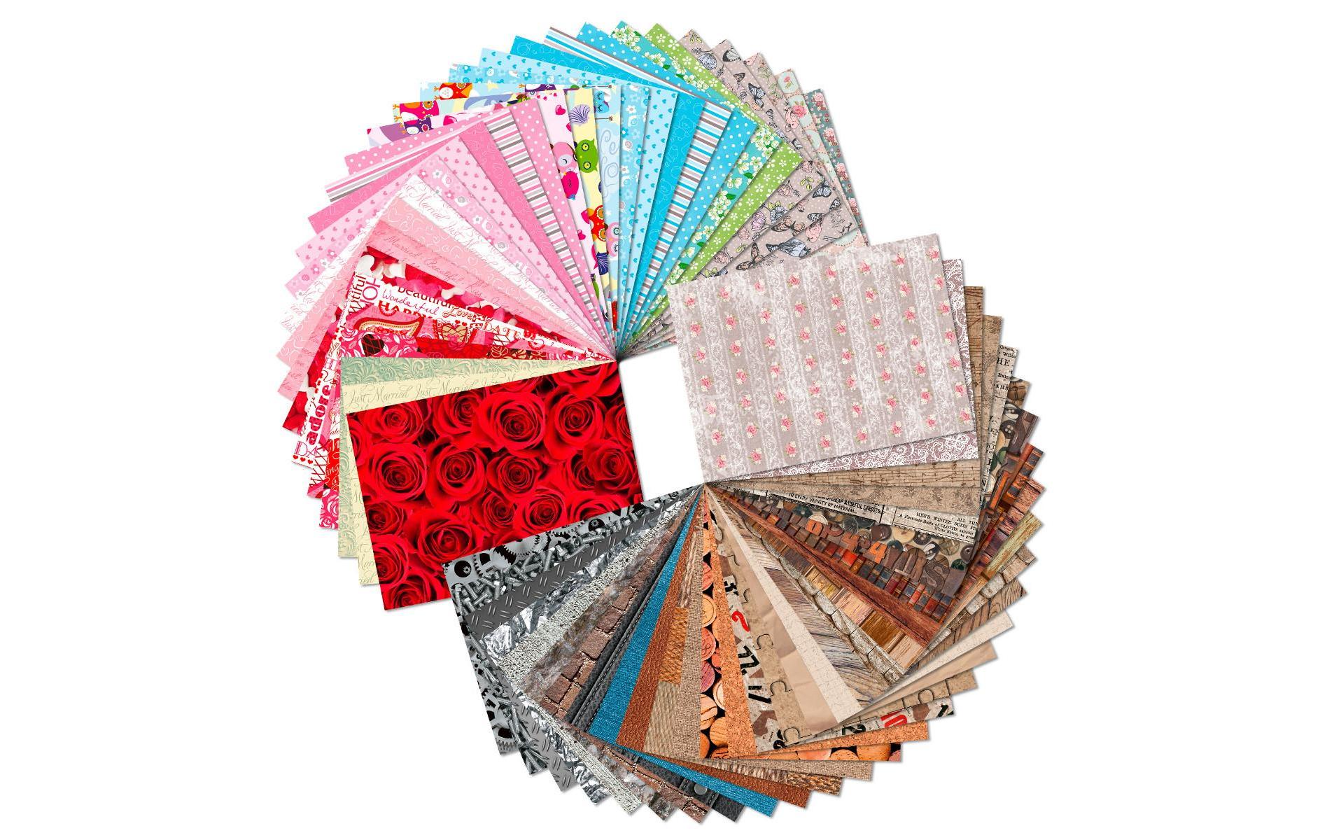 Fotokarton Design Potpourri A6Farbiger Fotokarton-Block A6
