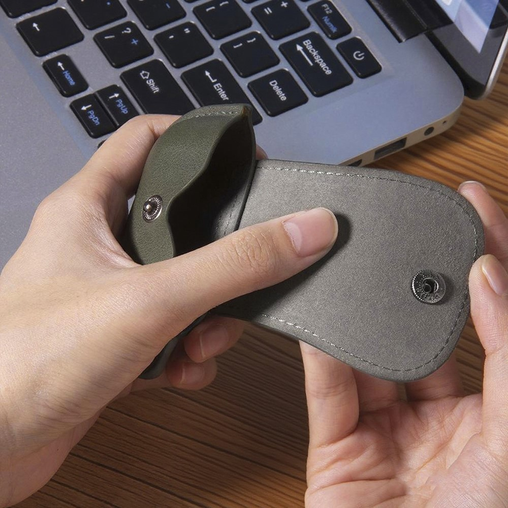 AirPods Pro 3 Leder Case Schutzhülle - Schwarz