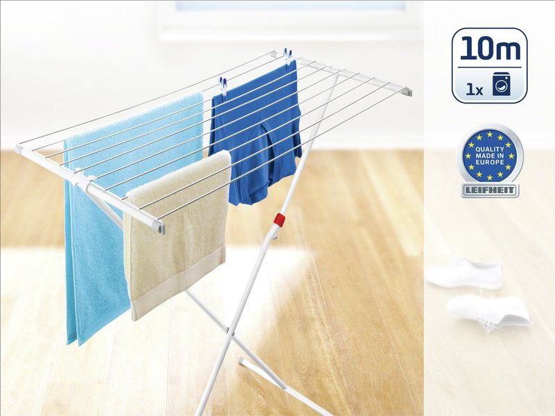 Leifheit - Classic 100 Easy - Droogrek - Inklapbaar - 10 Meter Drooglengte