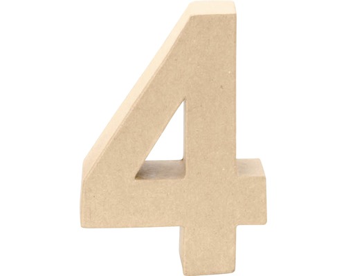 Nummer 4 karton 17,5x5,5 cm