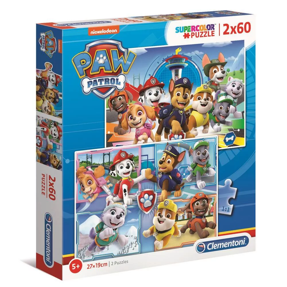 PAT'PATROUILLE - PUZZLE - 2 X 60  PIECES