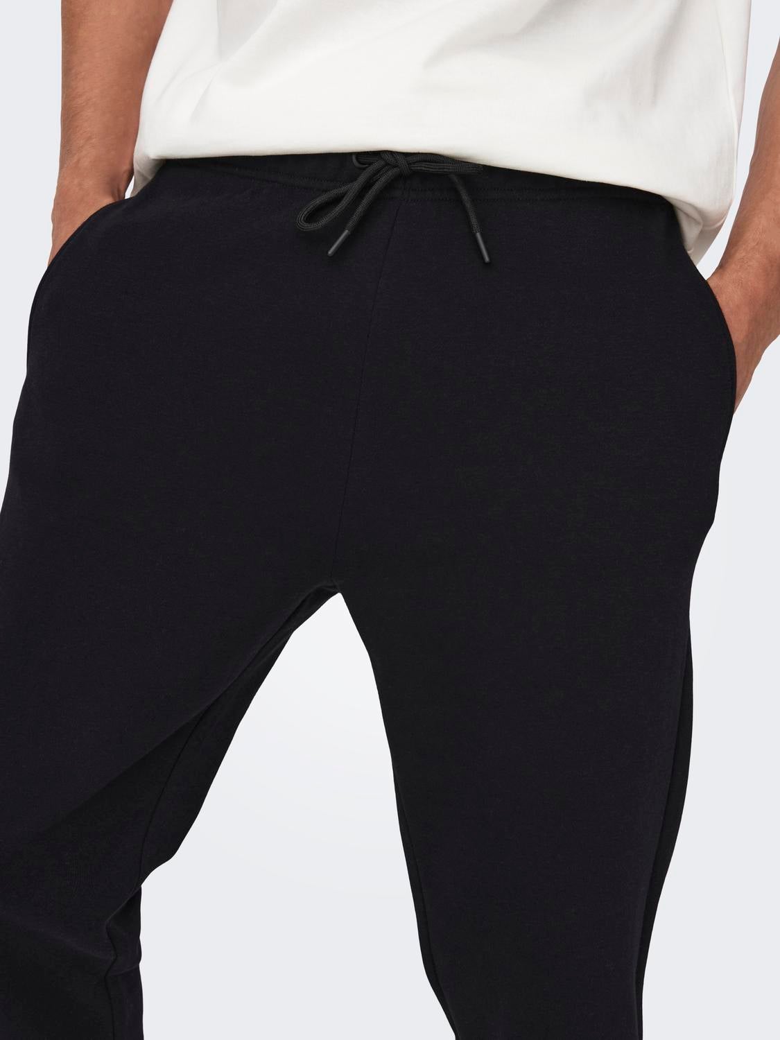 ONSCERES Normal geschnitten Jogginghose Black