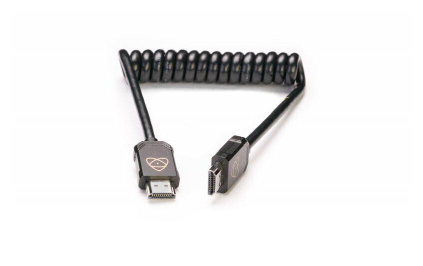 Kabel Full HDMI 4K60p 30-60 cmSpiralkabel HDMI