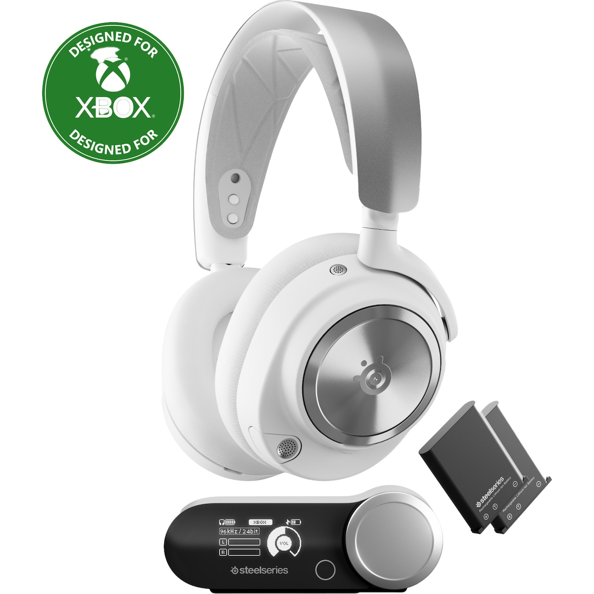 SteelSeries Arctis Nova Pro gamingheadset (hvit)